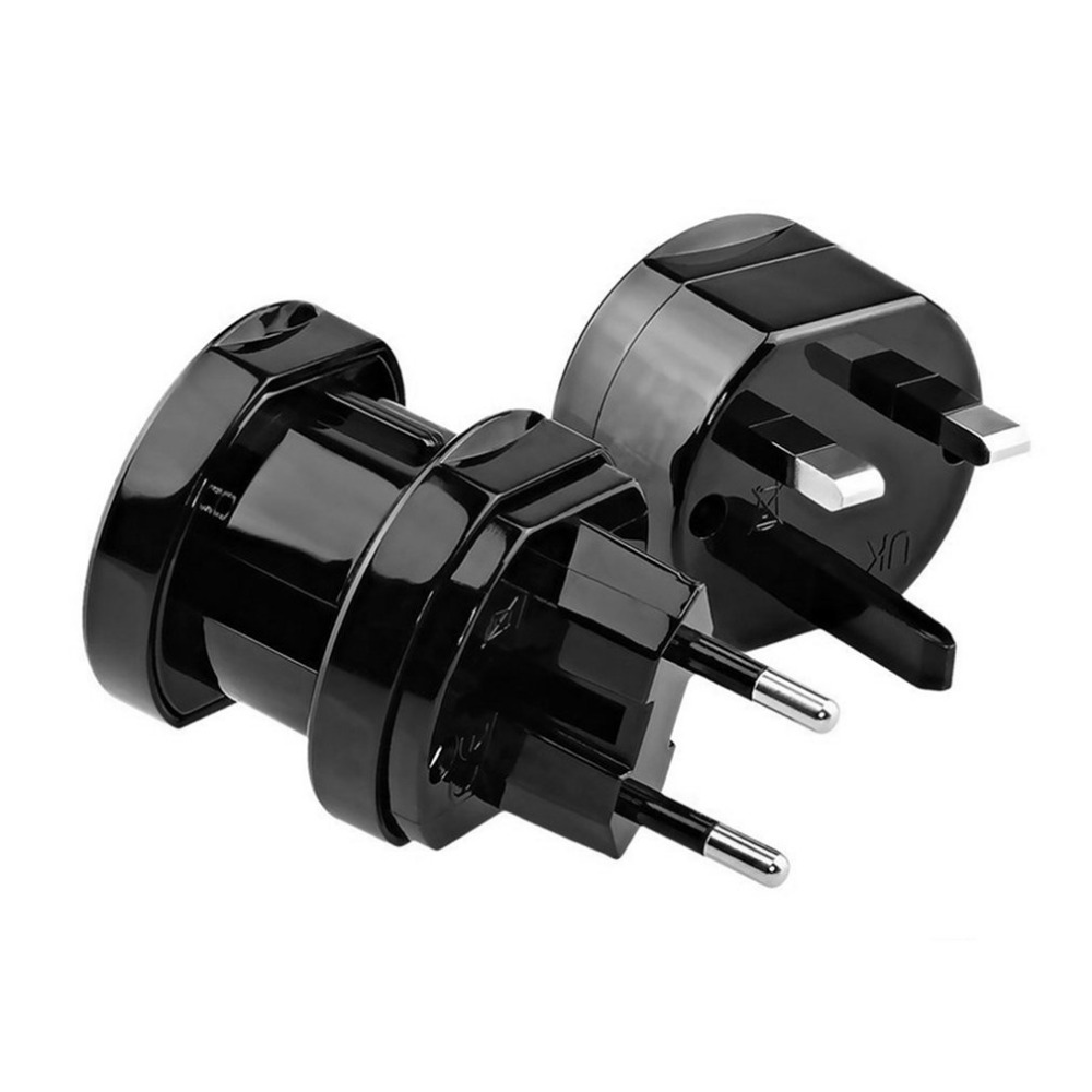 Universal Travel Adapter US/AU/UK/EU Plug Worldwide Charger Power Wall Conversion Socket Electric Converter White/Black