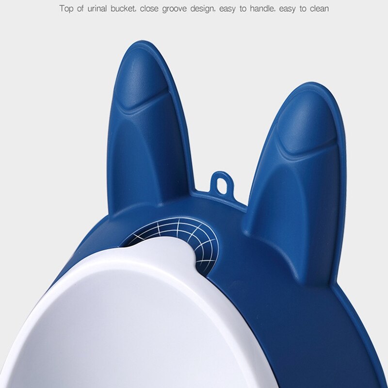 Baby Boy Potty Toilet Training Children Stand Vertical Urinal Boys Pee Infant Toddler Wall-Mounted Hook Potty Toilet Sky Blue
