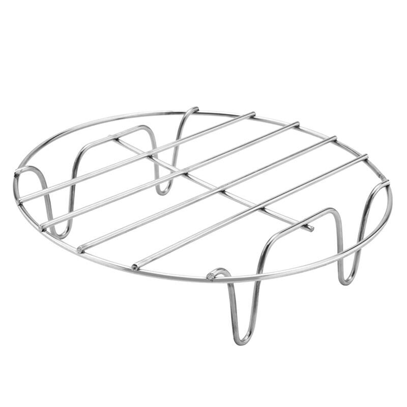 Cooking Rack Round 304 Stainless Steel Baking And Cooling Steaming Rack W Stand Cookware Microwave Rack Instant: M
