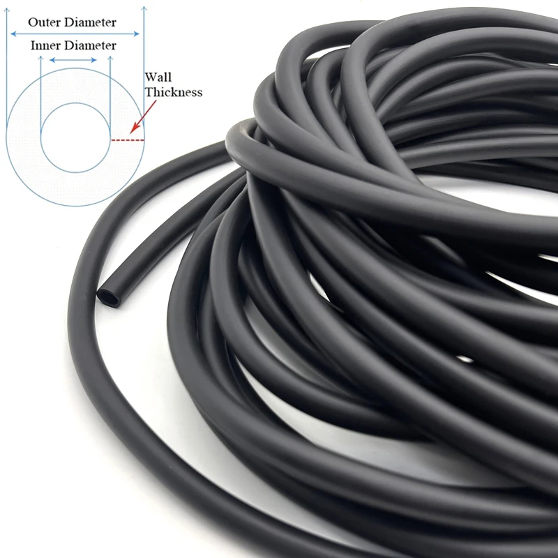 Black Nitrile Rubber nbr Hose ID 2mm~8mm Oil – Grandado