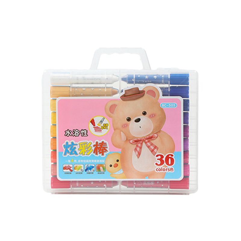 12/18/24/36 Colors Wax Crayon Oil Pastel Pen Candy Color Drawing Painting Graffiti Student Stationery Art Supplies: 36 Colors