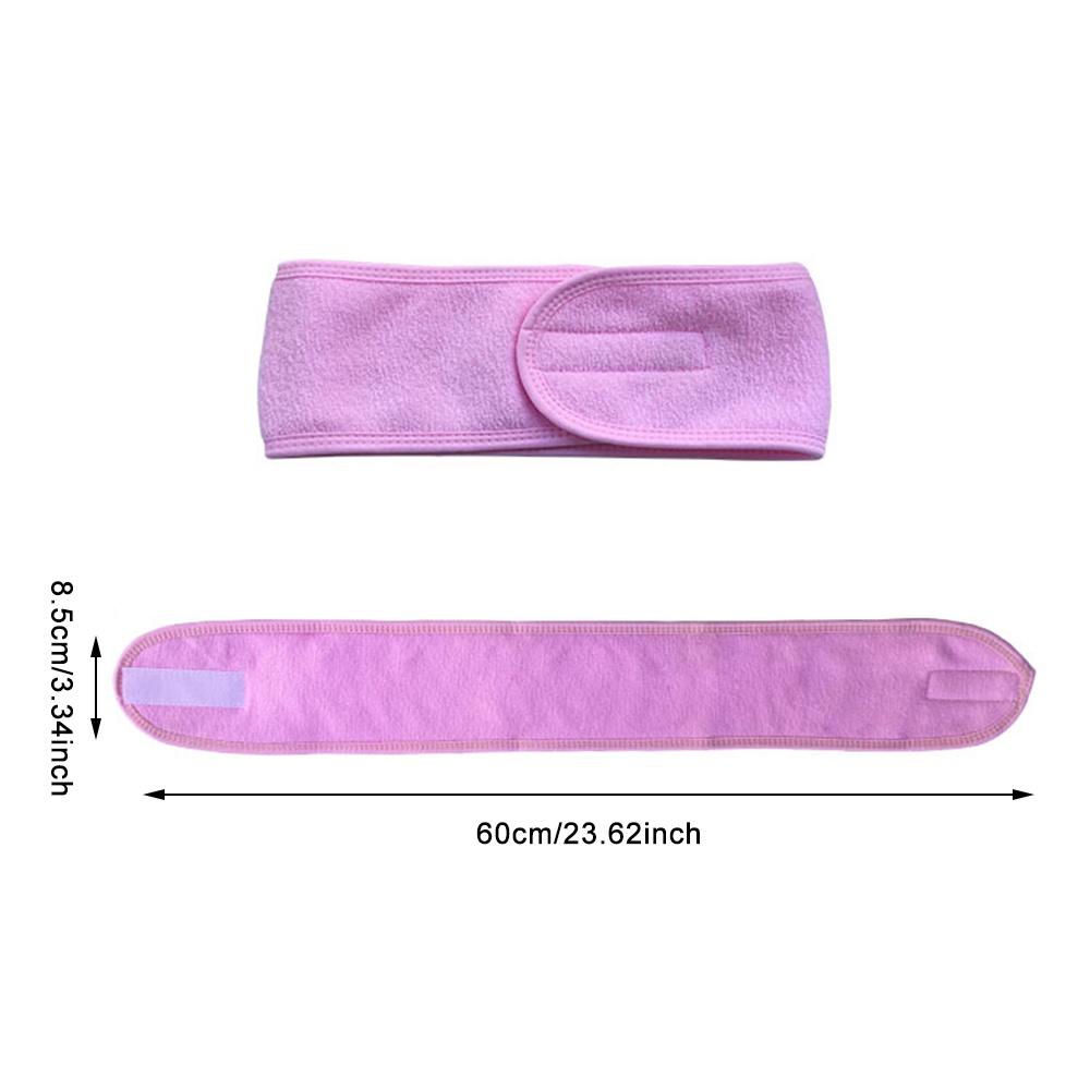 Diadema ancha ajustable para mujer, accesorios de maquillaje para Yoga, Spa, ducha, maquillaje, cosmética facial