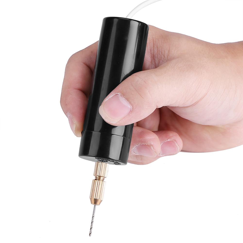 Mini elektriske boremaskiner bærbare håndholdte mikro usb drill 5v for smykker å lage diy tre håndverk for metall tre smykker verktøy