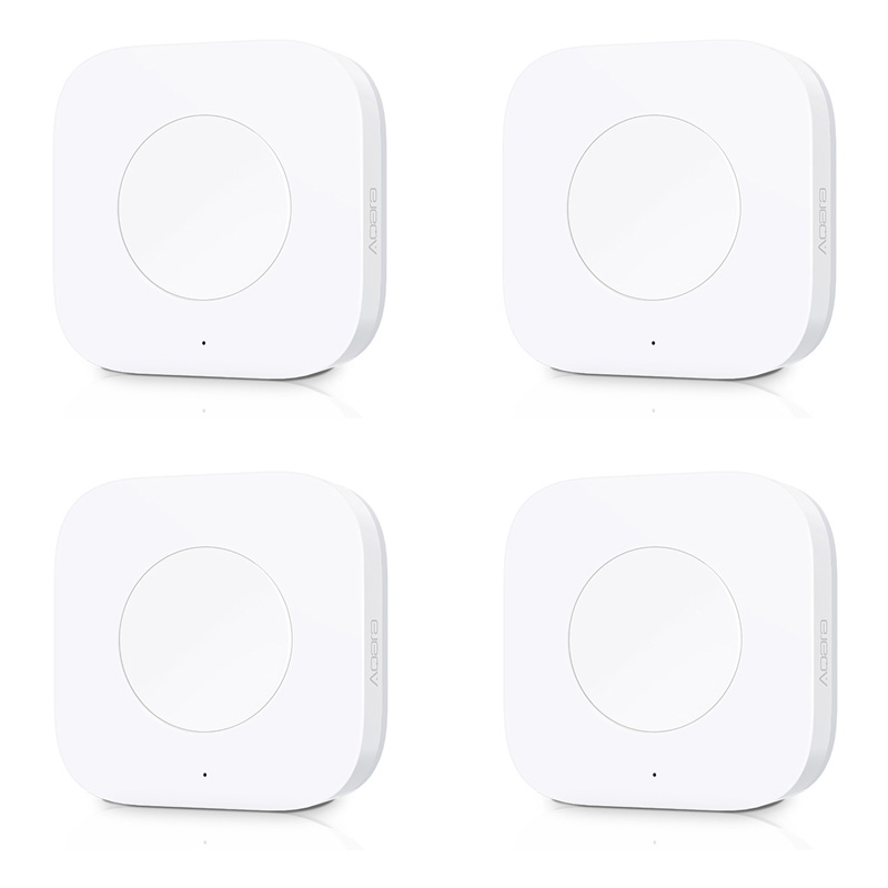 Aqara-Mini interruptor inalámbrico con Sensor Zigbee, botón de Control de una tecla, Control remoto inteligente, Automatización del hogar para Homekit Mija Mi Home: Verde