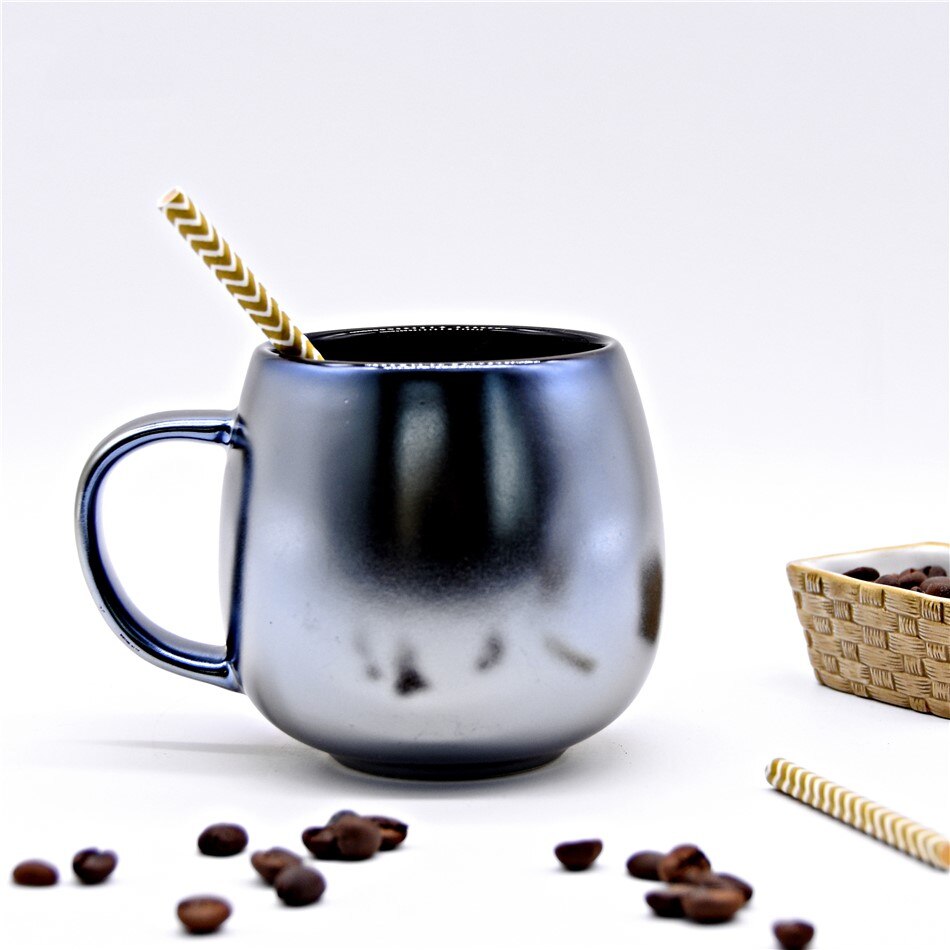 Koffiemokken, reisbeker, ontbijtmelkbeker, koffiekopje, schattige mok, theemok, schattige mokken, kopjes en mokken, milieuvriendelijke glazen mok