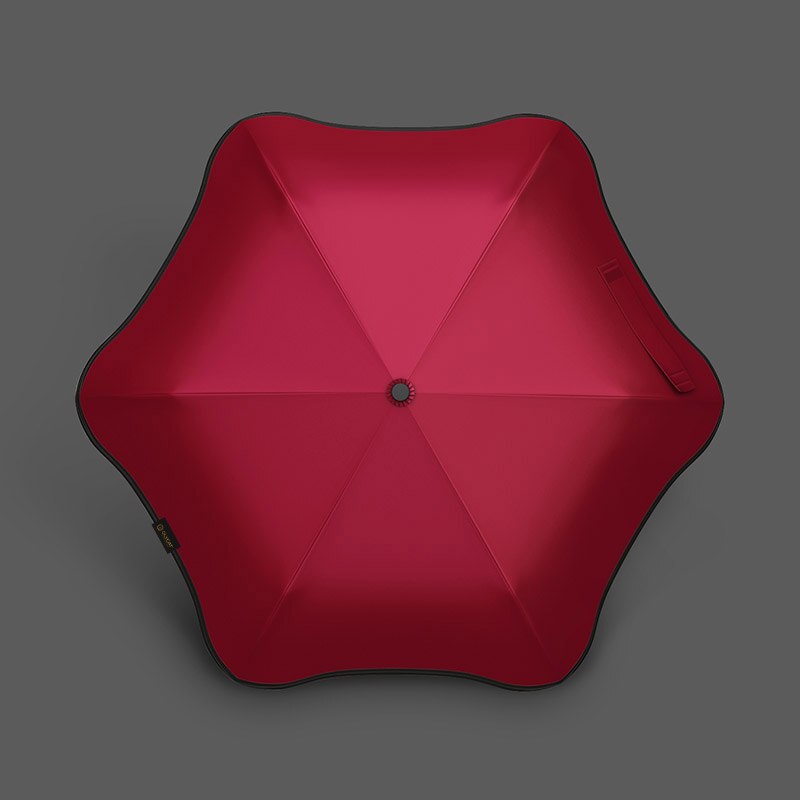 Parapluie pliant en alliage d'aviation manuel, anti-tonnerre en fibre de verre à fleurs de prunier, revêtement noir, 5 fois parasol anti uv: Crimson
