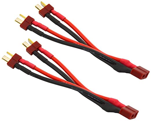 2Packs XT60 Deams EC5 TRX TX60 XT90 Serial Wire Switch Cable Connector RC Lipo Battery