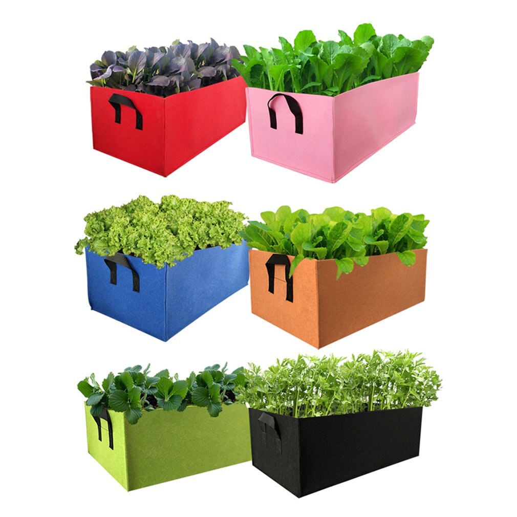 Rectangular Planting Bag Felt Non-Woven Vegetable Strawberry Tomato Beauty Bag