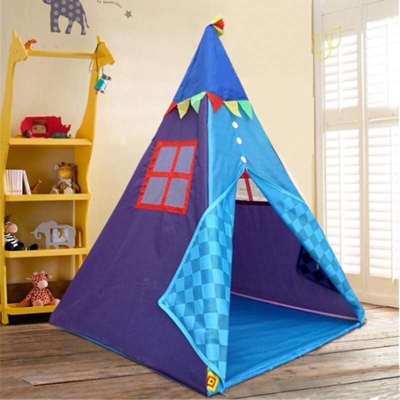 Indyjski namiot robić zabawy kryty gra na świeżym powietrzu dom przenośny składany namiot księżniczki dziewczyny chłopcy bawią się gra fabularna zabawka dla dzieci dzieci
