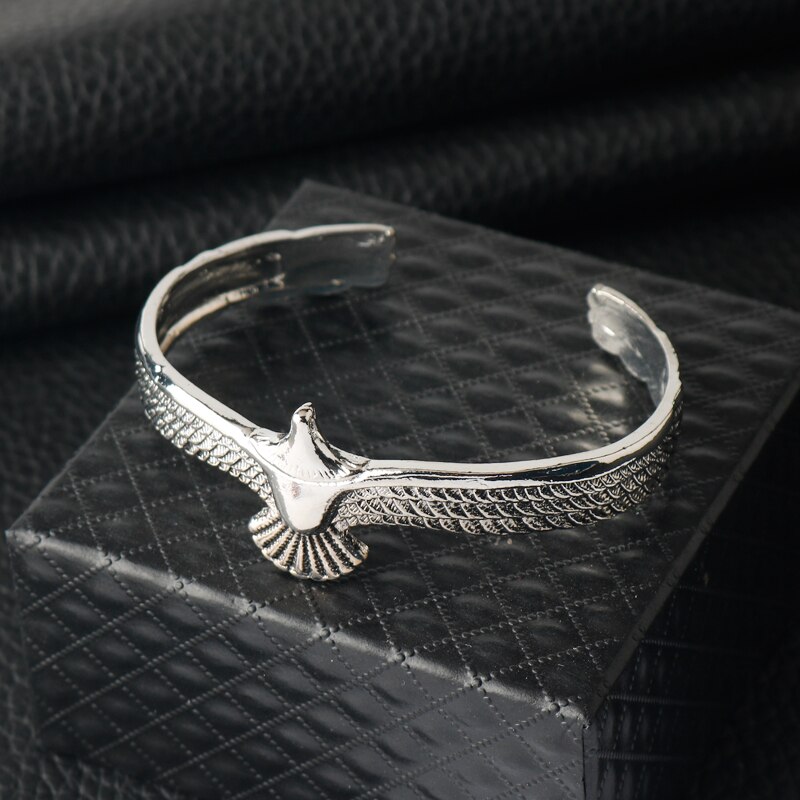 Eagle Mode-sieraden Accessoires Persoonlijkheid Punk Gothic Rvs Armband Paar Hangers Bangles Pulseras Браслеты
