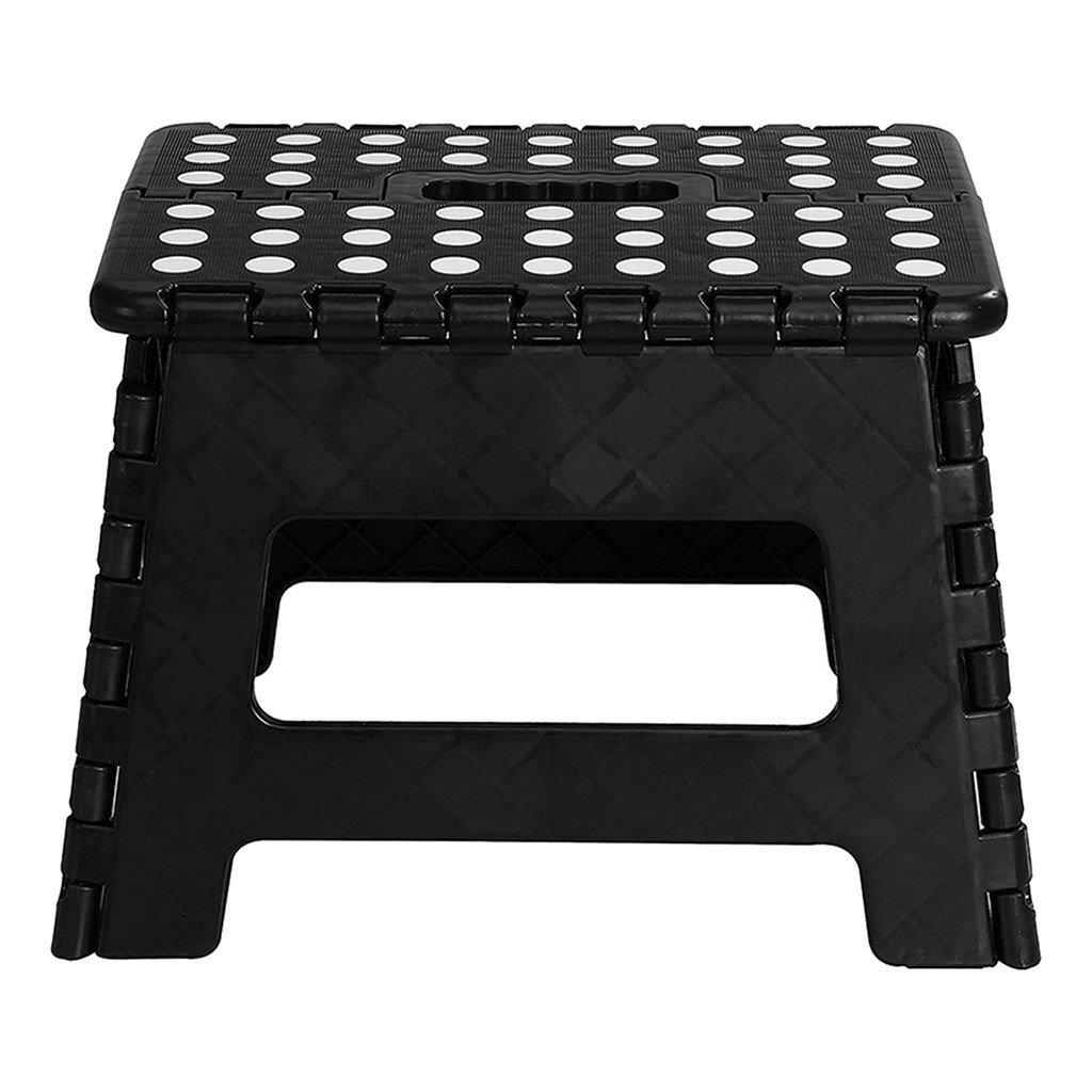 Foldable Step Stool Bench Plastic Adult Collapsible Foot Stool For Outdoor Rest