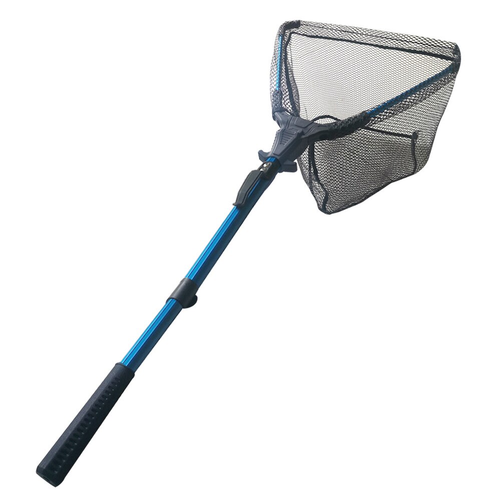 Fishing Net Retractable Telescopic Landing Net Aluminum Alloy Pole Mesh Network for Fisherman Angler Fish Tool