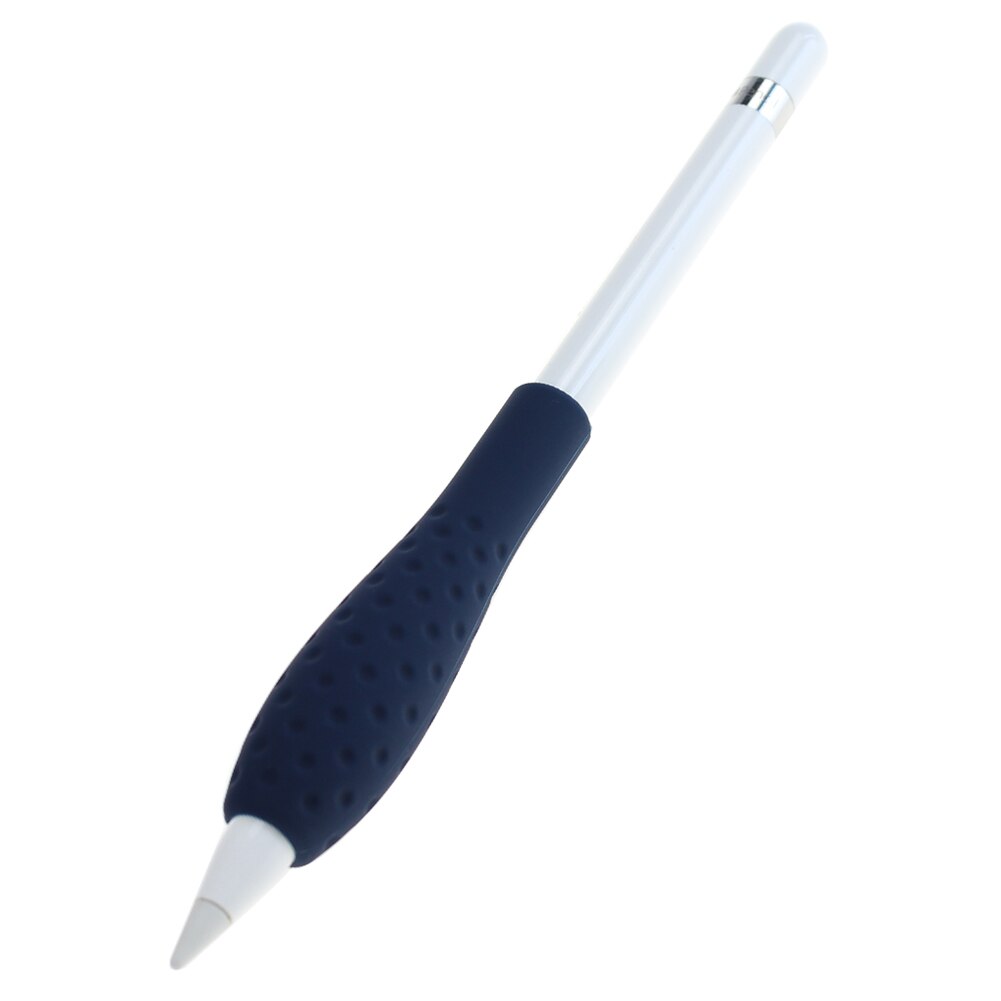 Case for Apple Pencil 1 &2th Generation Silicone Cover for IPad Tablet Touch Pen Stylus Short Sleeve Pouch: midnight blue