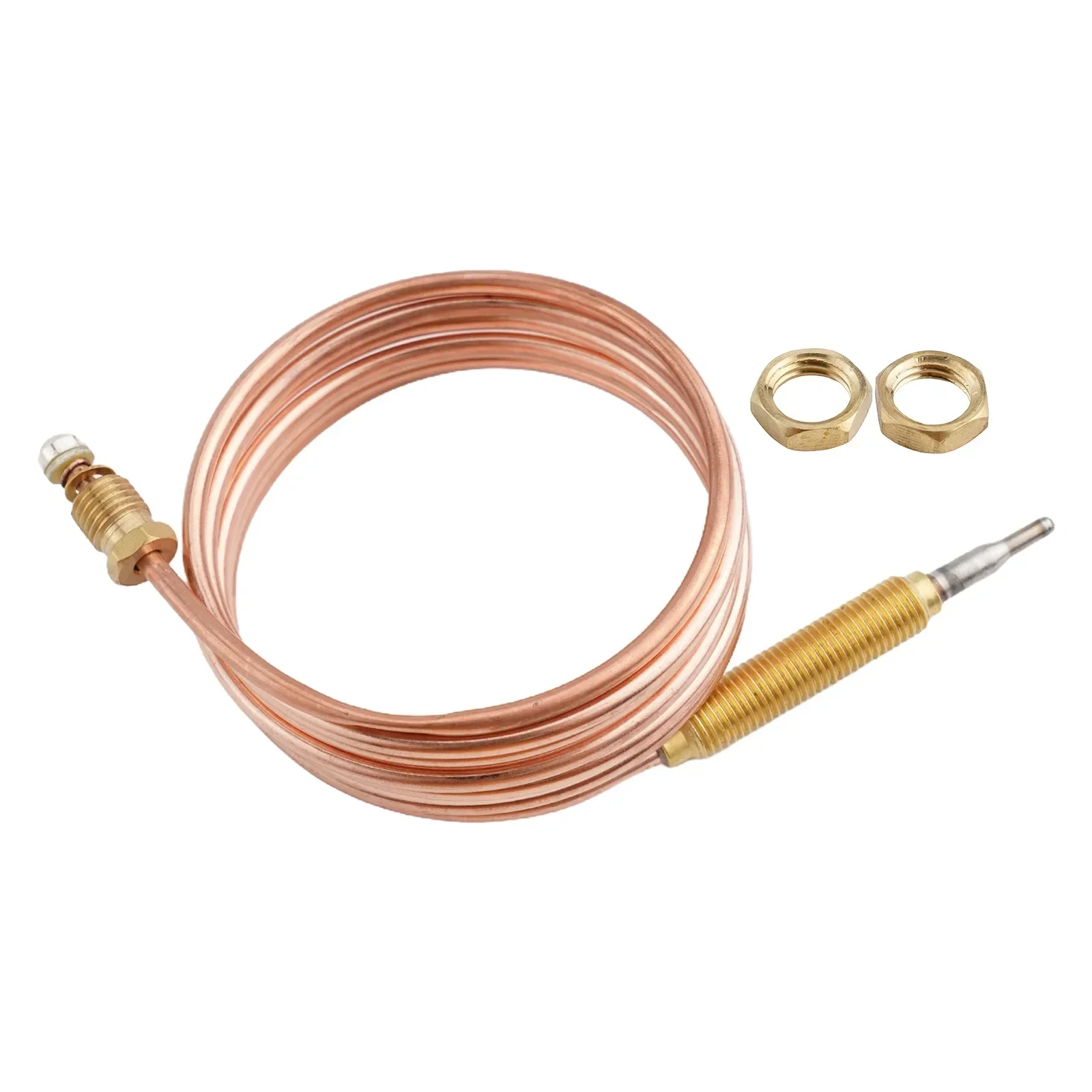 M8 Thermoelement 600 mm 900 mm 1200 mm 1500 mm Gewindesonde für Gasbrenner, Kamine, Öfen, Zubehör