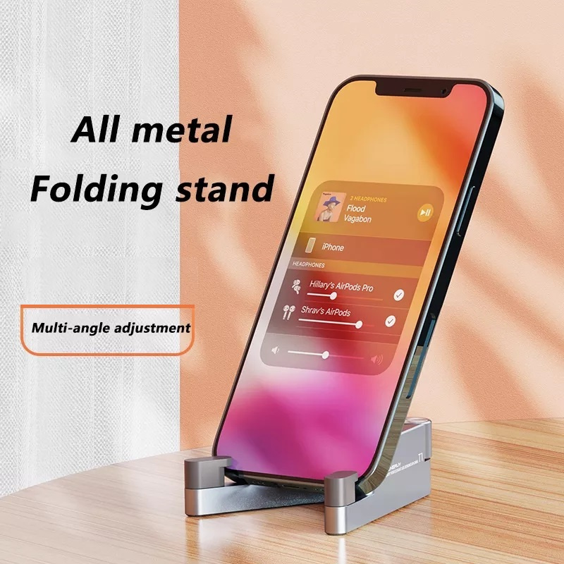T1 Universal- Mini Aluminium Tragbare Falten Schreibtisch Halterung V-halterung praktisch Wiege Faltbare Stand für praktisch iPad