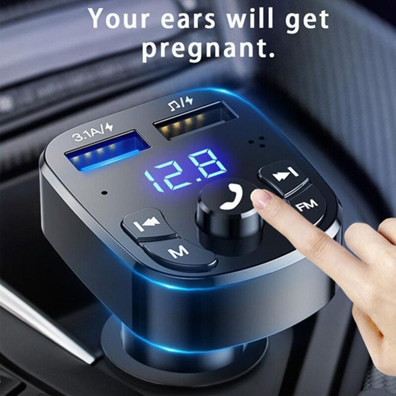 Musik u disk bil bluetooth  mp3 spiller bil fm sender bil håndfri bil bluetooth håndfri håndsæt sæt