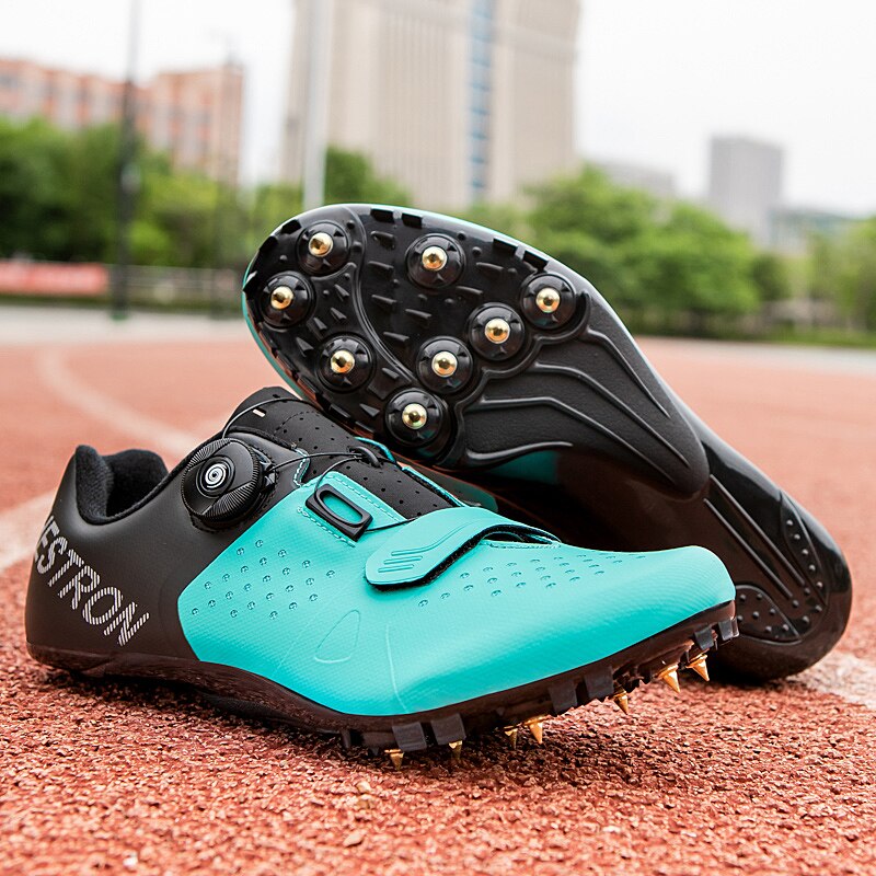 Women&#39;s Men&#39;s Track and Field Shoes Track Spike Running Sprint Shoes Lightweight Soft Comfortable Athletic Shoes