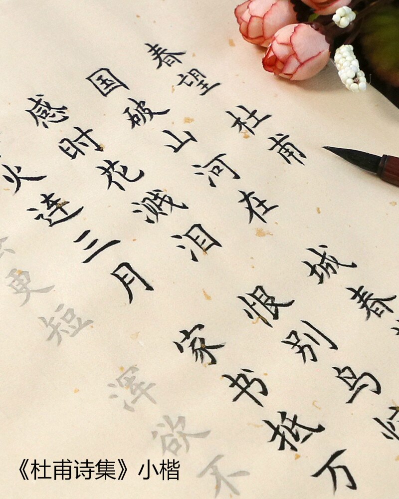 100 Pcs Kalligrafie Copybooks Calligraphie Xuan Papier Gedicht Schrift Beginner Chinese Kleine Reguliere Script Running Script Schrift: B