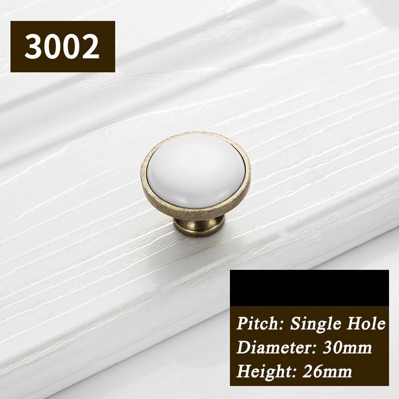 Antique Door Handles for Kitchen Cabinets Knobs and Handles White Ceramic Door Handle European Furniture Handles Drawer Pulls: H