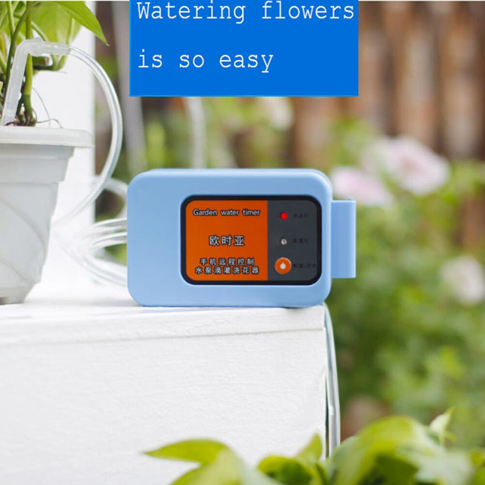 Automatic Irrigation Controller Automatic WIFI Remote Control Garden Plant Water Pump Timer Drip Irrigation Kits