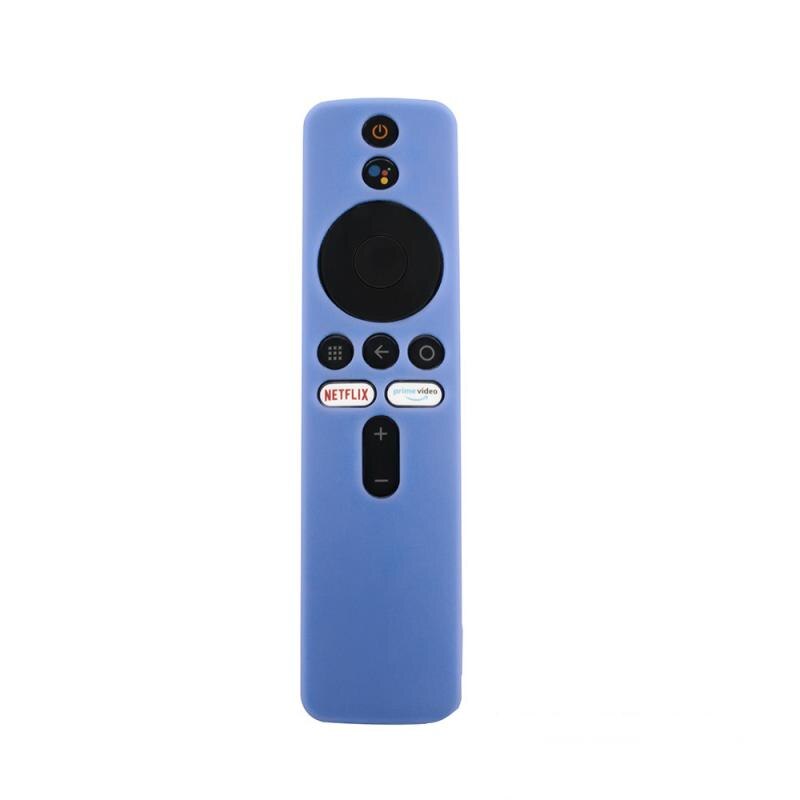 Voor Xiaomi Mi Box S/4X Mi Afstandsbediening Tv Stick Cover Siliconen Afstandsbediening Case Perfecte Match Te grip En Installeren: Luminous blue