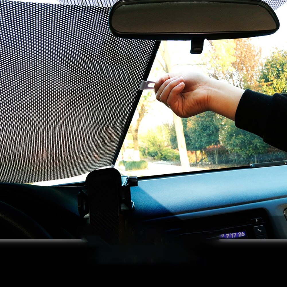 Parabrisas retráctil automático para coche, cubierta de parasol, cortina de protección contra el calor solar, accesorios de coche