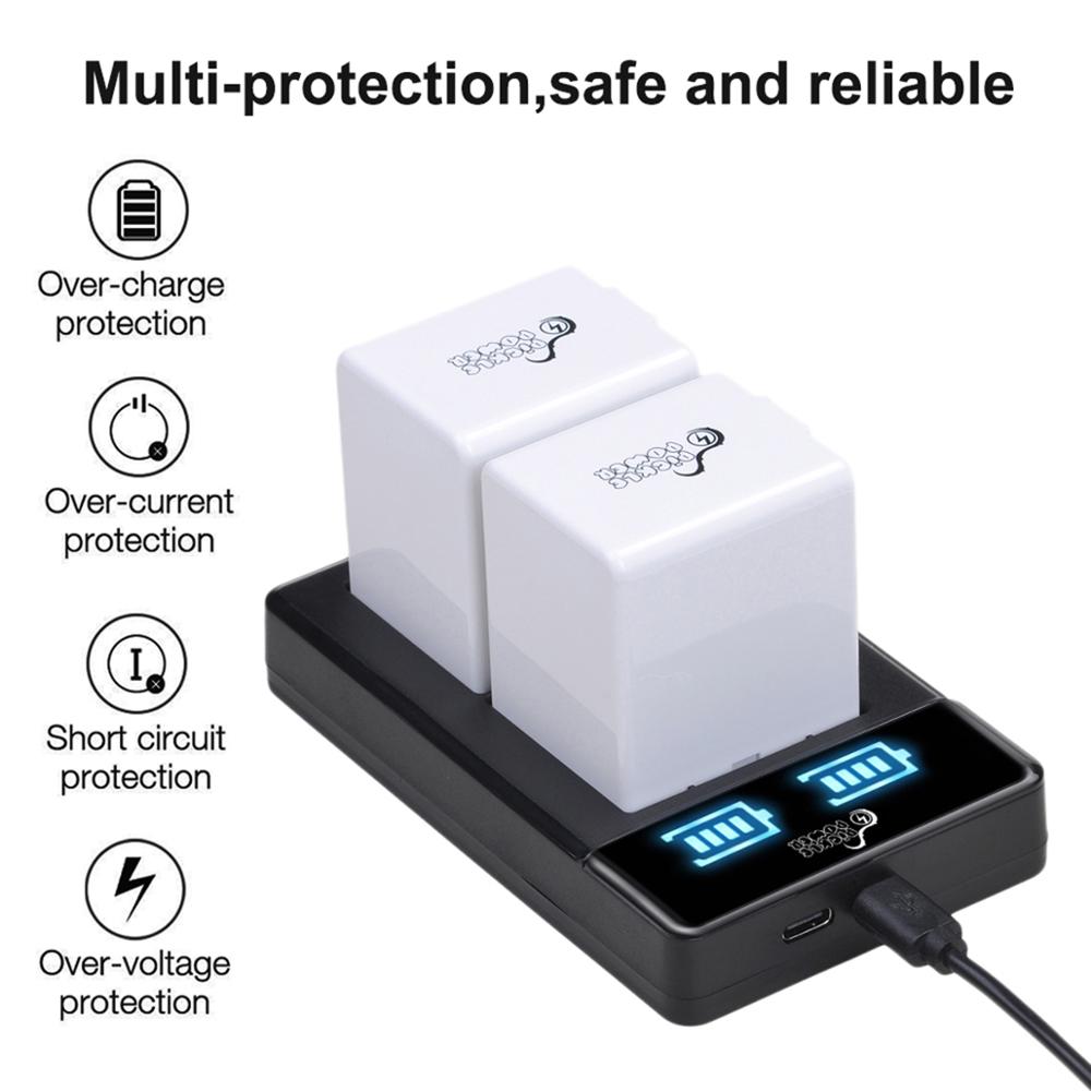 3660mAh A2 Battery + LED Dual Fast Charger for Arlo Go