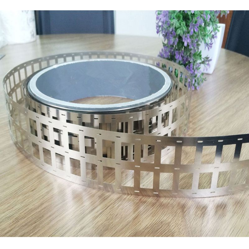 2/3/4P Pure Nickel Plated Steel Strip Sheet 0.15mm Thickness for Spot Welding