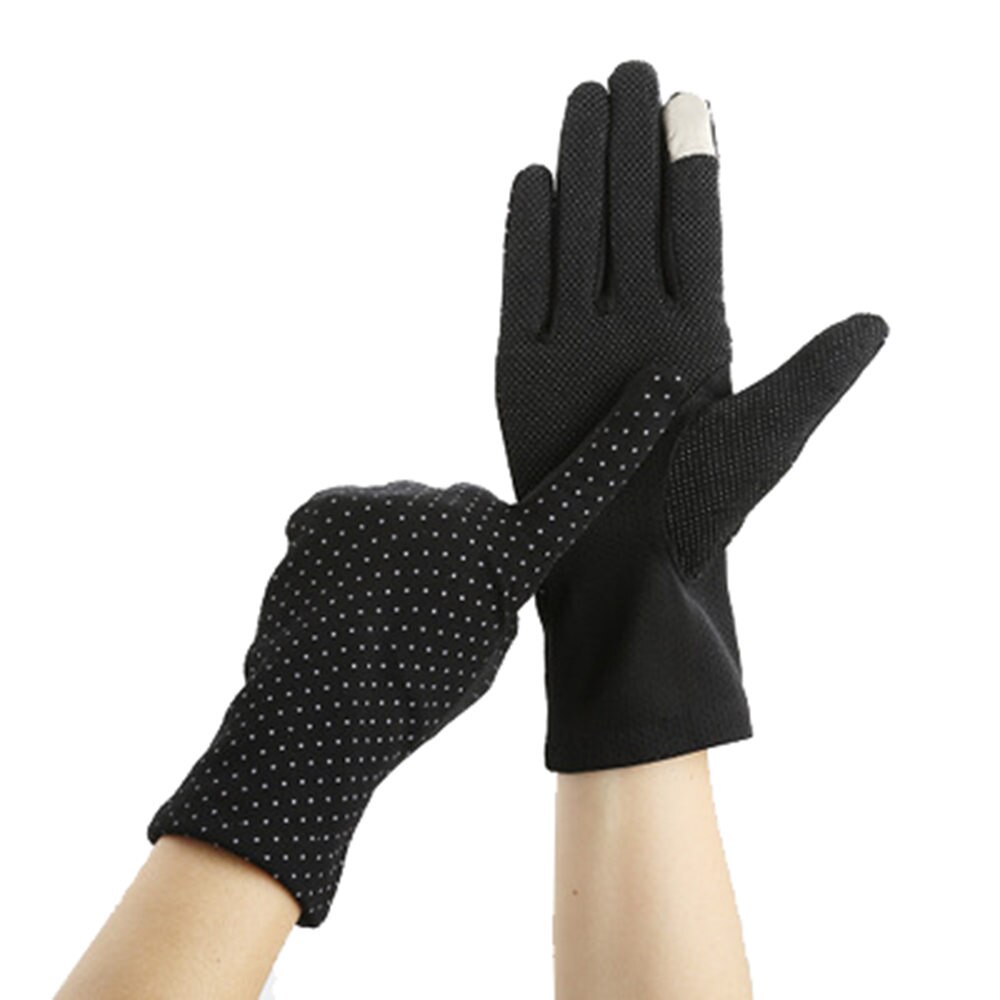 Sommer damen radfahren sonnenschutz nicht-Unterhose spitze dünne handschuhe baumwolle touchscreen handschuhe: 2