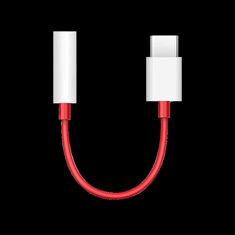Original pour Oneplus 6T 7 Pro Usb Type C à 3.5mm adaptateur de prise pour écouteurs Aux Audio pour One Plus 1 + 6t Usb-c câble de convertisseur de musique