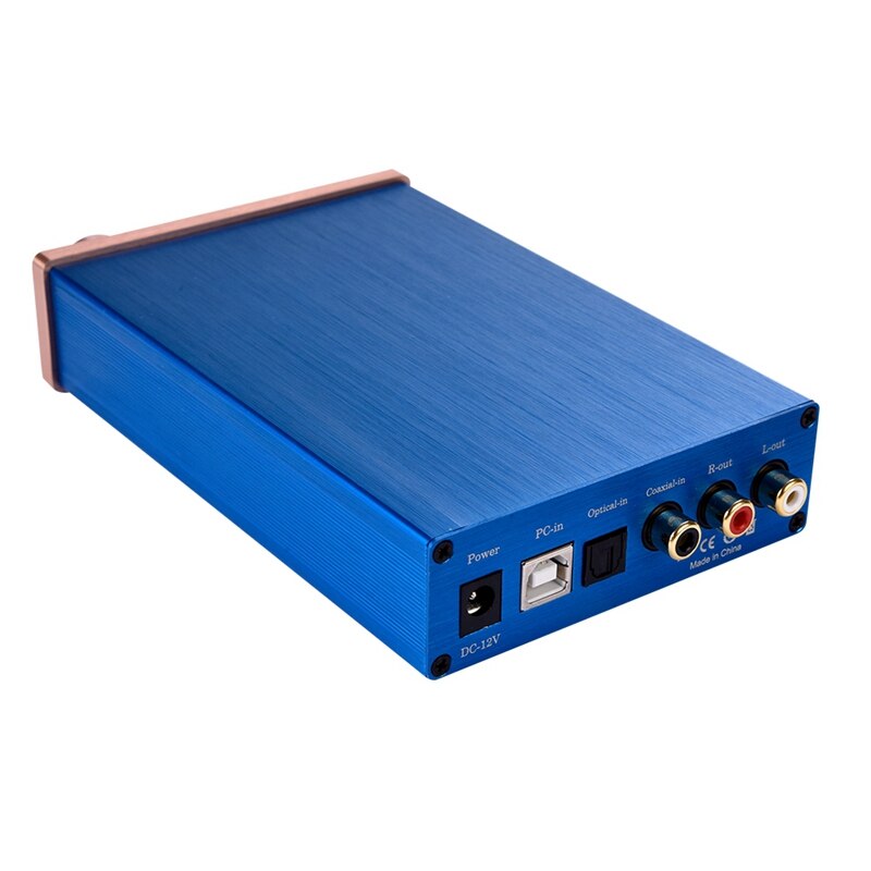 Nk -p90 met usb/glasvezel/coax digitale versterker da-c decoder converter digitaal-naar-analoog converter (eu-stekker)