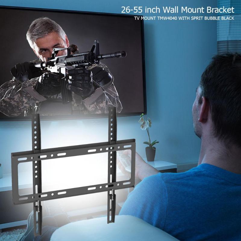 26-55 tommer holdbart vægbeslag tv-beslag tmw 4040 hjemme-tv-holder stativ med spritboble