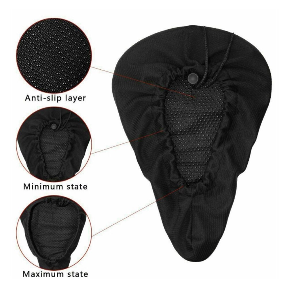 Funda de Gel suave para asiento de bicicleta, cojín para SILLÍN de bicicleta, accesorios para bicicleta, n. ° 40
