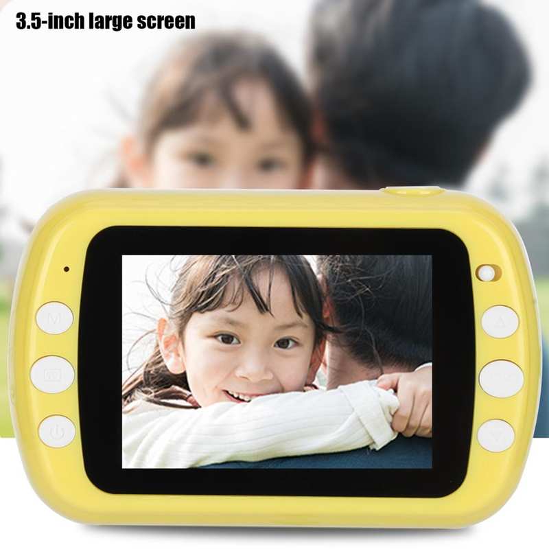 3.5in 1080P Instant Camera Digital Dual Lens Thermal Printing Kids Supports Shooting Recording Video Portable Instant Cam