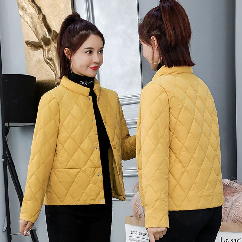 herbst Winter Frauen Jacke Dünne Mantel Neue Baumwolle Jacke frauen Jacke Dünne Dünne Kleidung