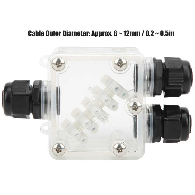 Junction Box 3 Way IP68 Waterproof Terminal Distribution Cable Connector Terminal Box LCH-1311.68