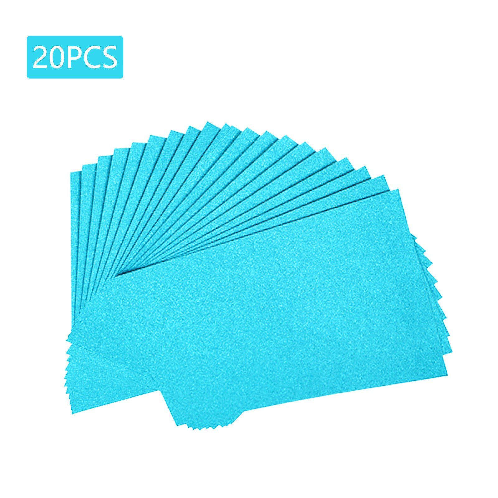 Papier artisanal brillant pour cartes Flash A4 avancé, papier Flash non adhésif, Stock de cartes, outil artisanal brillant pour enfants,: C20PCS