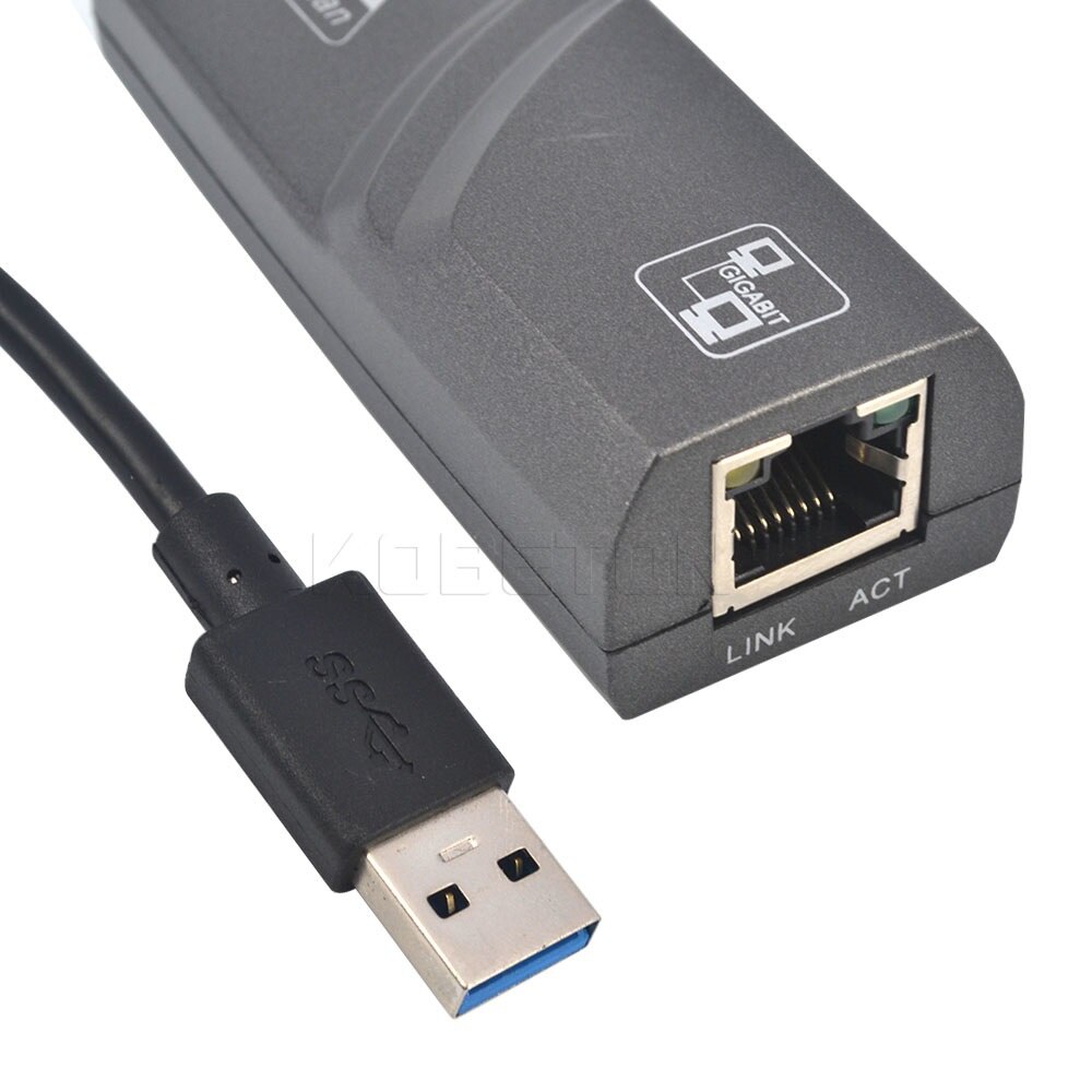 Adaptador de placa de rede externa usb3.0 para rj45, adaptador usb 3.0 10/100/1000mbps gigabit ethernet para windows vista xp 7 8 para mac os