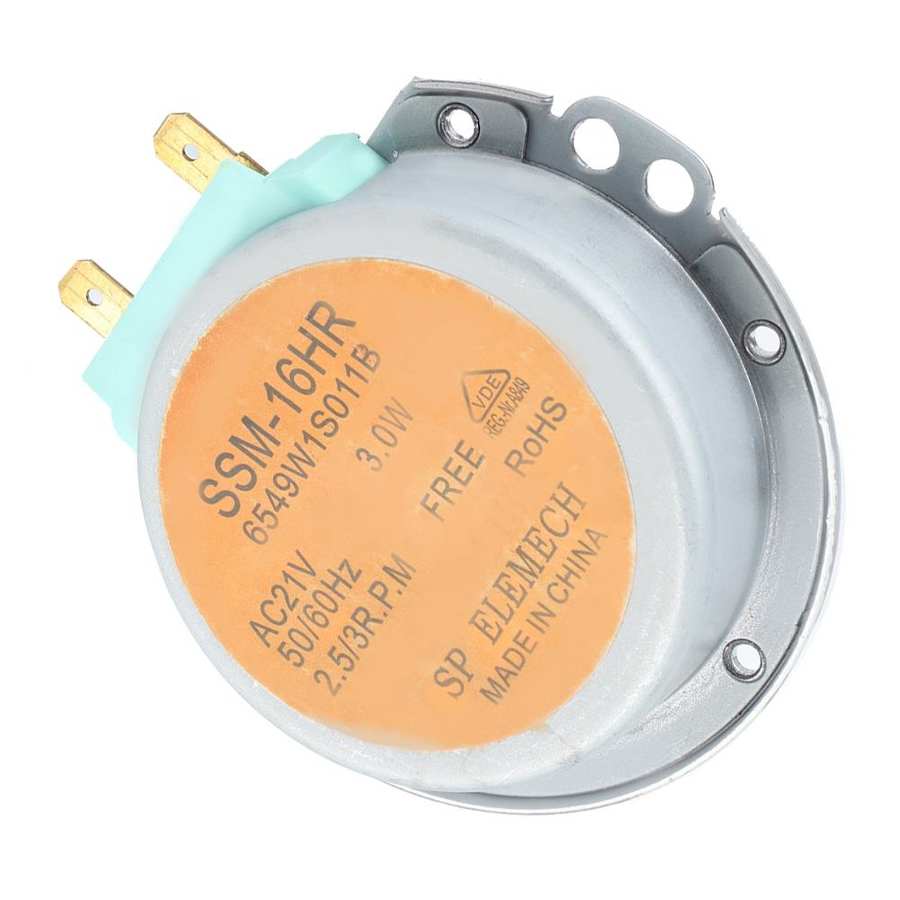 Fit for LG Microwave Oven Motor SSM-16HR Series 6549W1S011B Microwave Oven Turntable Motor AC 21V Kitchenware Parts