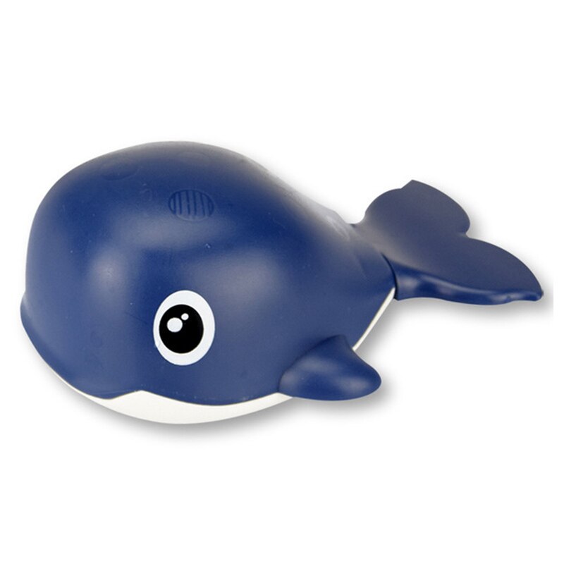 Baby Bath Toys Clockwork Dabbling Children Toys Cartoon Swim Duck Kids Shower Water Toy For Bathroom Bathtub Beach Swimming Pool: Blue whale-ST047C