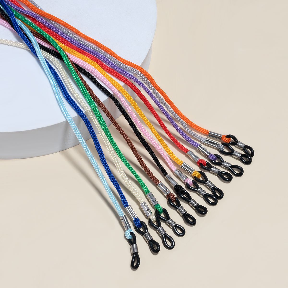 Soporte de correa para gafas ajustable de 5ps, cuerda antideslizante para gafas, cordón de cadena para gafas de sol deportivas, retenedor de gafas para mujeres y hombres