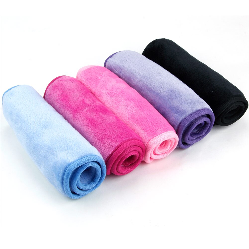 5Stck Mikrofaser machen-hoch Entferner Gesicht Handtuch Mehrweg Machen hoch Tuch Pads Frauen Gesicht Reinigung Handtuch Schönheit Hautpflege Schönheit werkzeuge