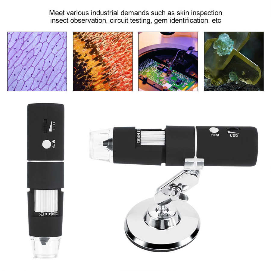 2mp wifi draadloze digitale microscoop elektronenmicroscoop 1000x vergroting