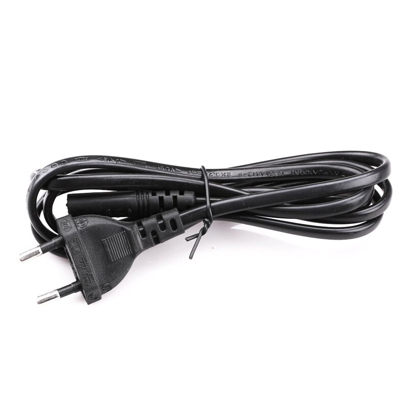 Figure 8 EU EURO 2 Prong Plug 2 Pin AC Laptop PC Tablet Power Supply Adapter Charger Cable Lead Cord US Plug 500W