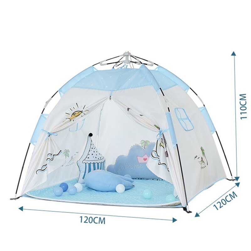 Tragbare freundlicher Zelt Spielzeug Zelt freundlicher Tipi Camping Zelte Ball Baby drinnen draussen Spielen Zelte Mädchen Burg Ozean Ball Schwimmbad