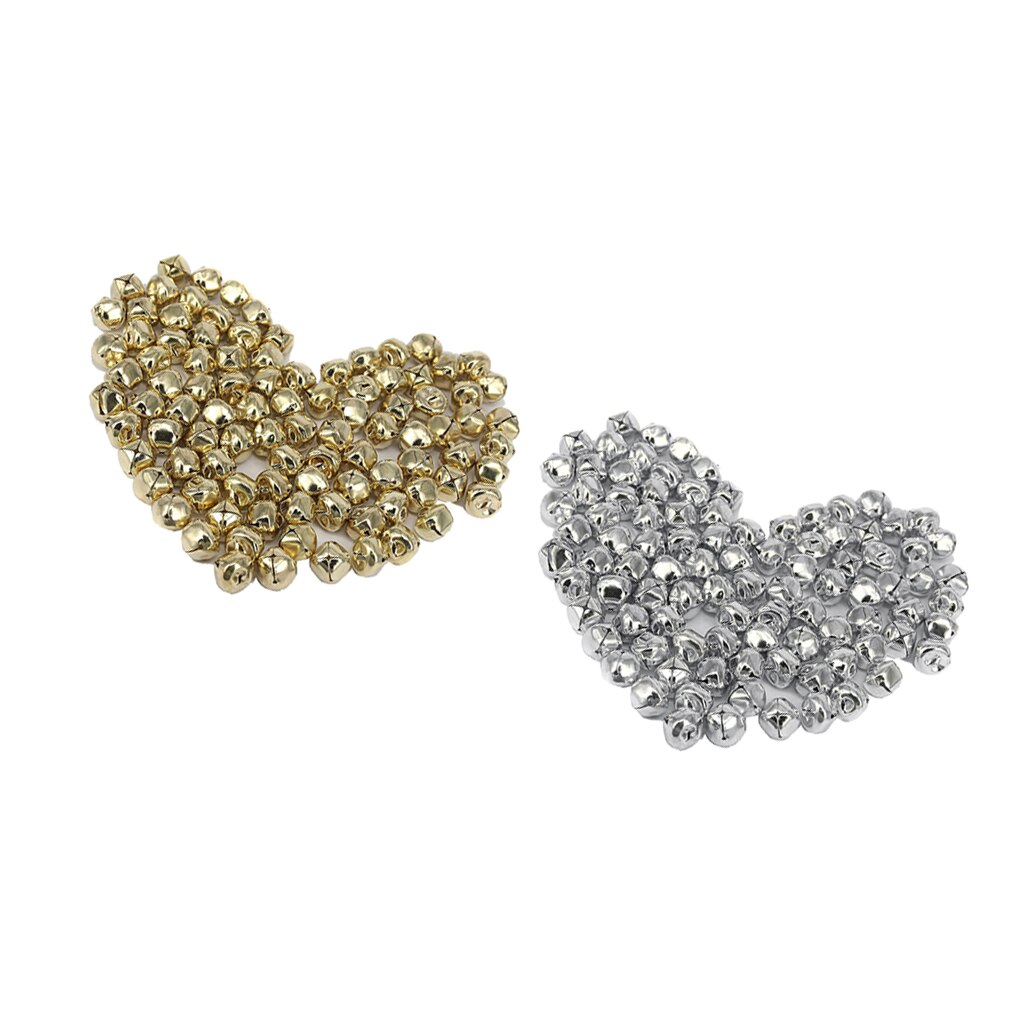 200x Jingle Bells Hanger Bevindingen Charms Wind Chime Voor Ambachten 6 Mm 15 Mm