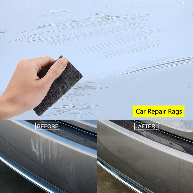 Lavado de coches para arañazos en pintura reparación Nano Rag coches polaco Limpieza de automóviles arañazos removedor Auto Fix Clear Scuffs para la superficie del coche
