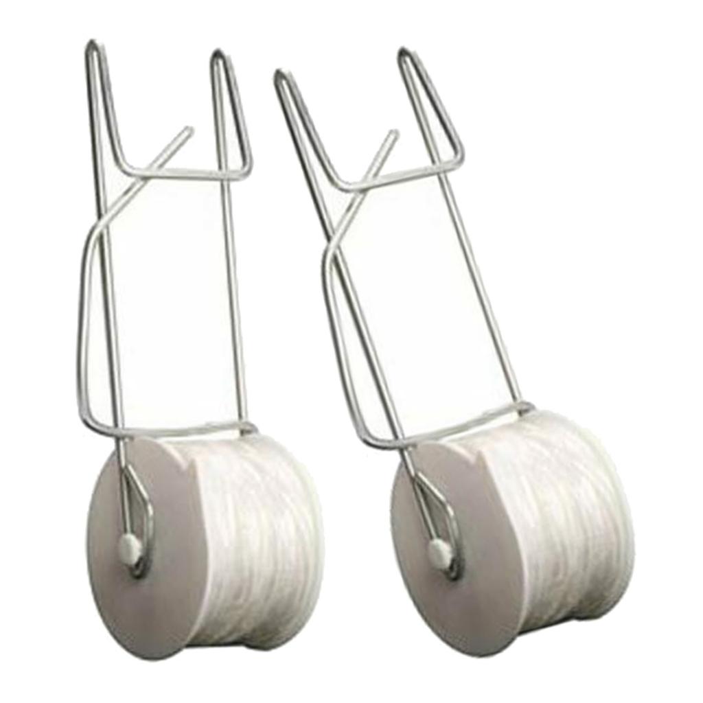 2 stk tomat espalier rollerhook + garn rulle / snelle drivhus med 15m tau