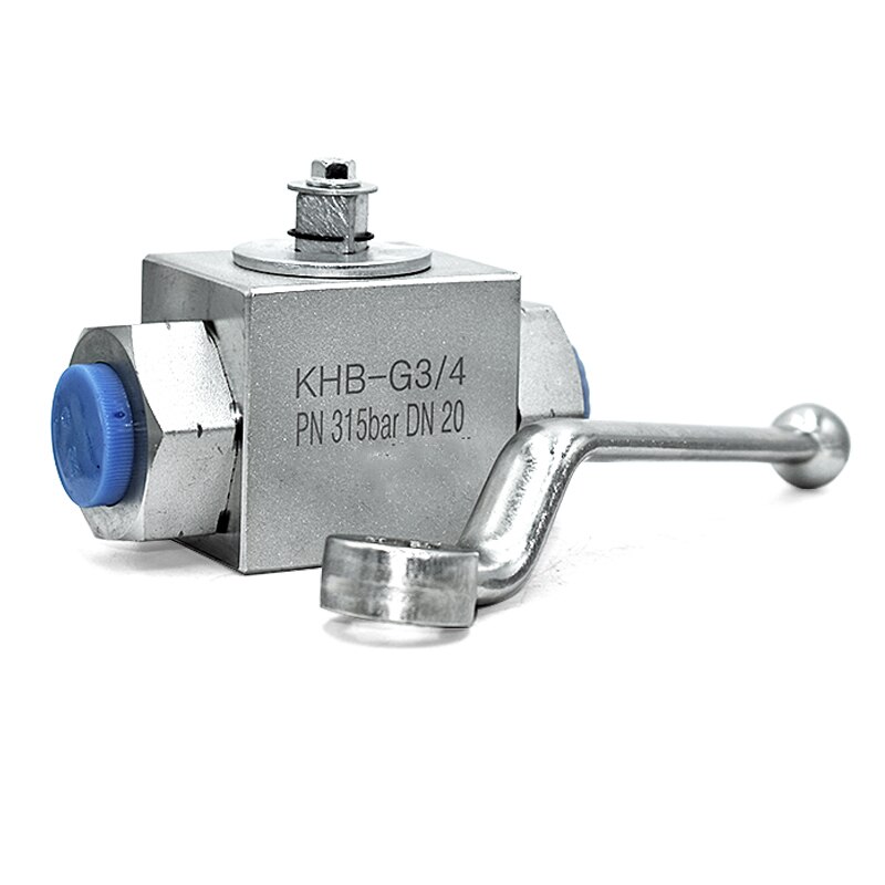 Hydraulic high pressure ball valve KHB G1/8 G1/4 G3/8 G3/4 G1 female thread carbon steel high pressure ball valve