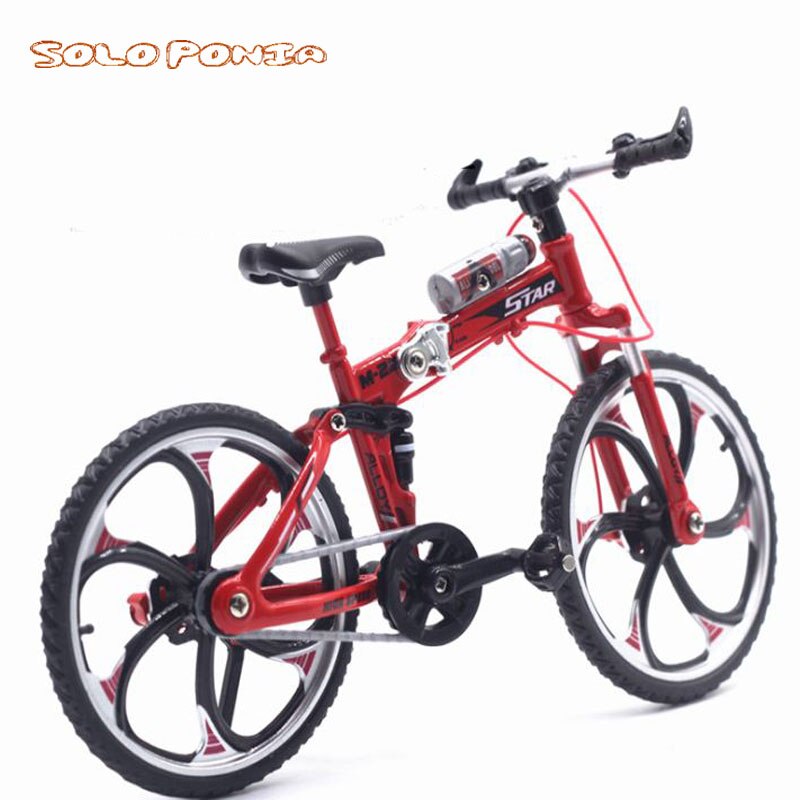 Mini Vinger Road Mountain City Fiets Speelgoed Leuke Metalen Fietsen Model Fiets Tech Decor Uitstekende Bmx Speelgoed Voor Kids 0818: fold bike red